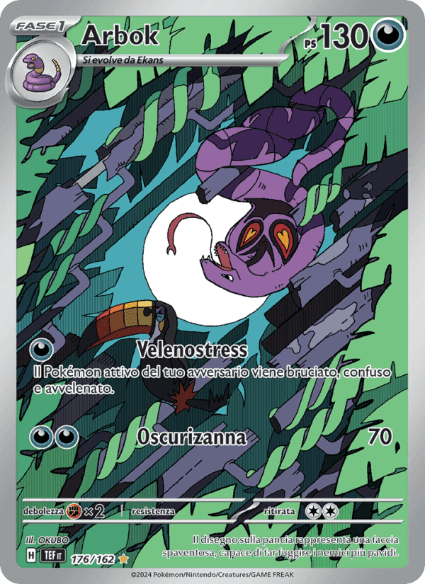 Arbok, carte 176 de Cronoforze