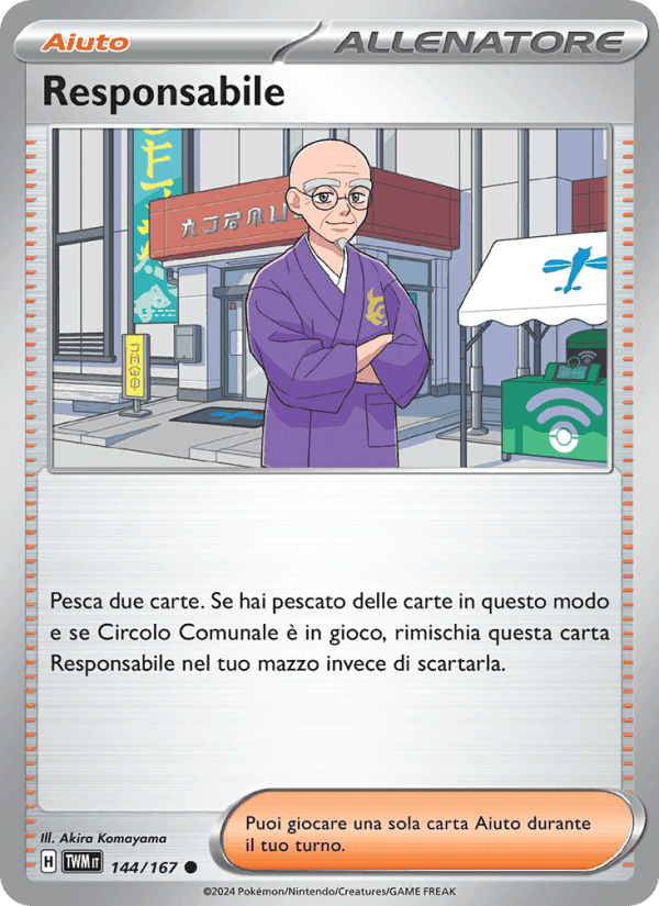 Responsabile, card 144 from Crepuscolo Mascherato