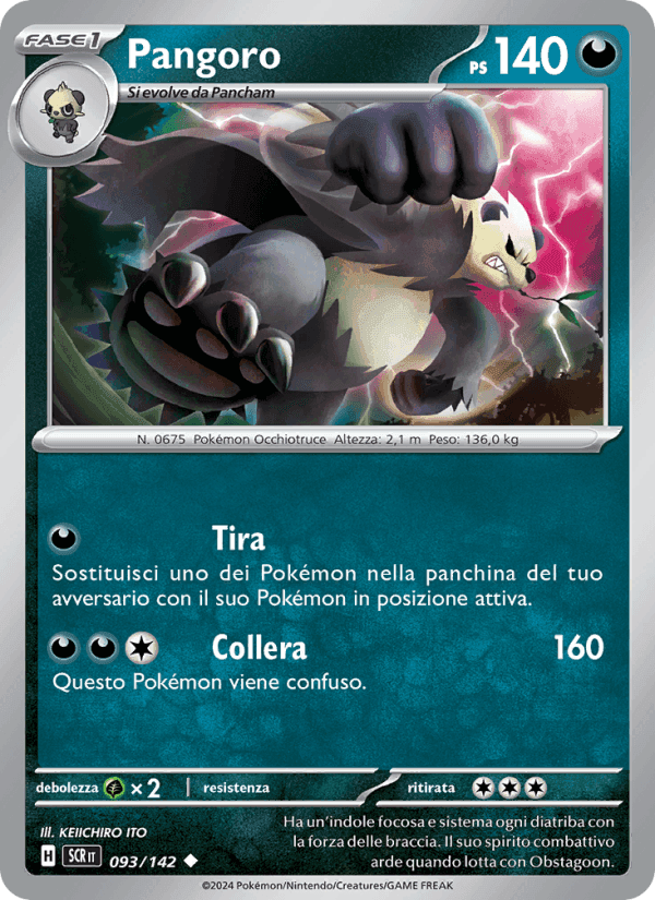 Pangoro, card 093 from Corona Astrale