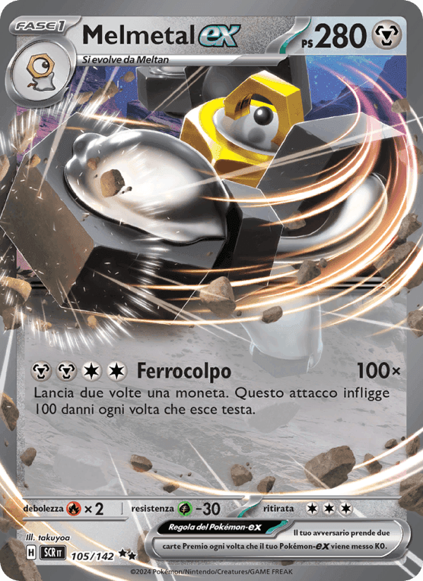 Melmetal-ex, carta 105 di Corona Astrale