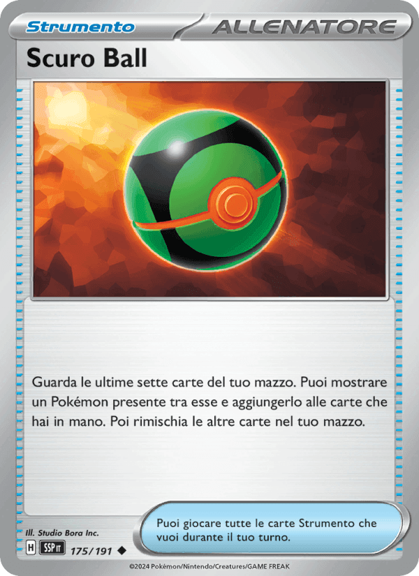 Scuro Ball, carta 175 di Scintille Folgoranti