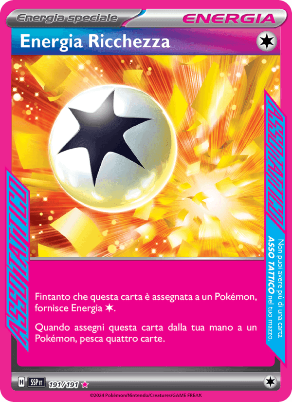 Energia Ricchezza, carta 191 di Scintille Folgoranti