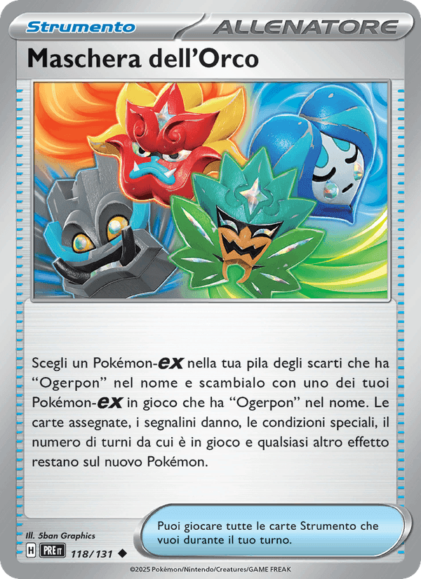 Maschera dell'Orco, card 118 from Evoluzioni Prismatiche