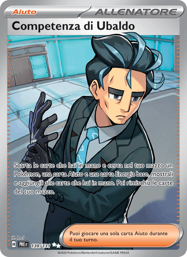 Competenza di Ubaldo, card 139 from Evoluzioni Prismatiche