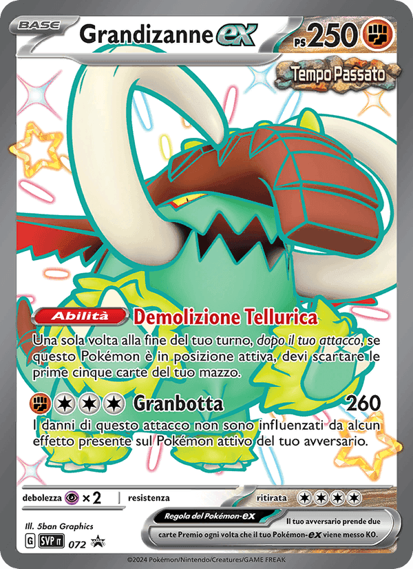 Grandizanne-ex, card 072 from SVP Black Star Promos