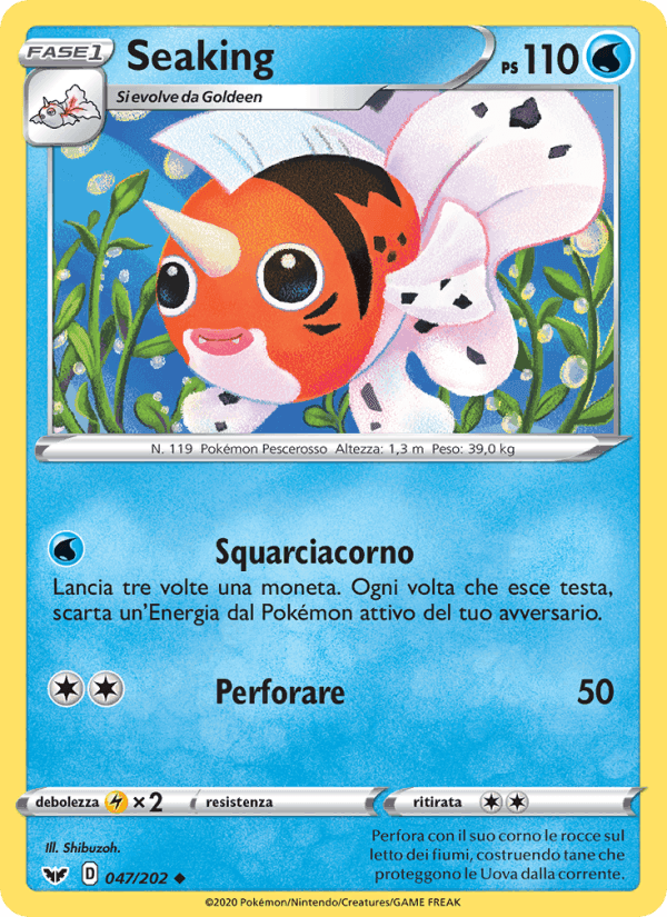 Seaking, carta 47 di Spada e Scudo