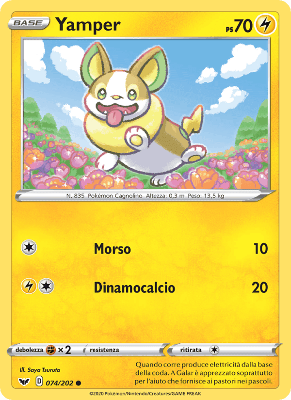 Yamper, card 74 from Spada e Scudo