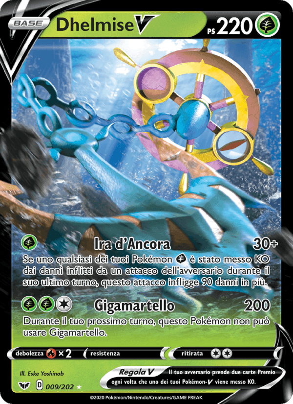Dhelmise V, carta 9 di Spada e Scudo