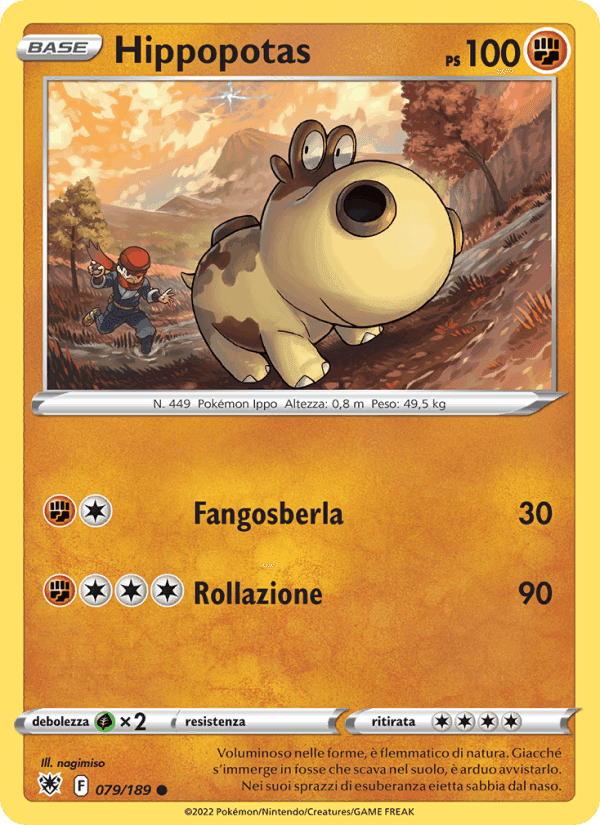 Hippopotas, card 079 from Lucentezza Siderale