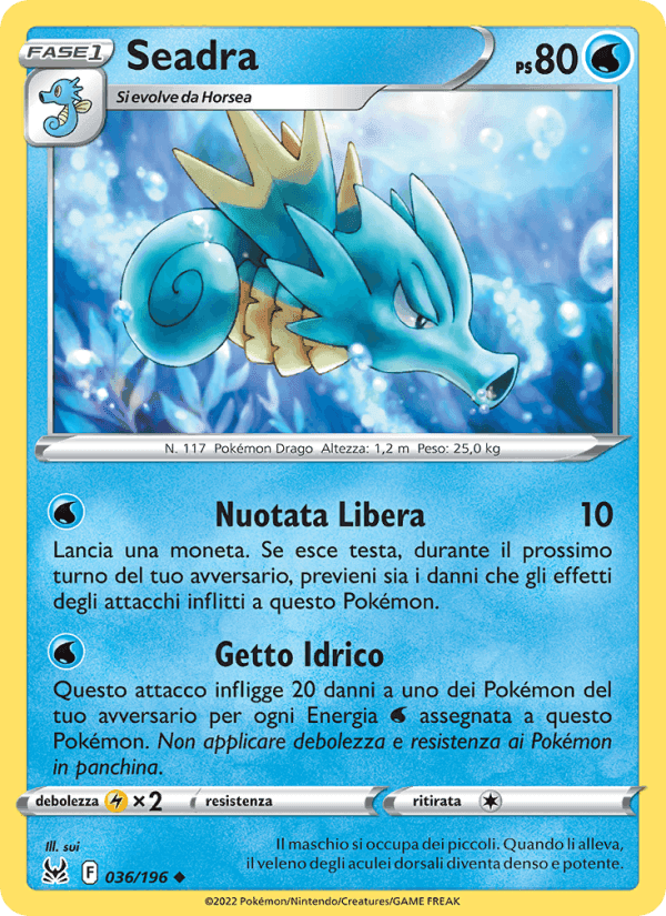 Seadra, carta 036 di Origine Perduta