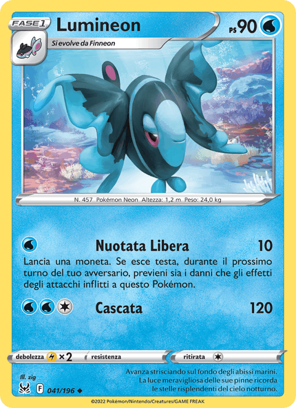 Lumineon, carta 041 di Origine Perduta