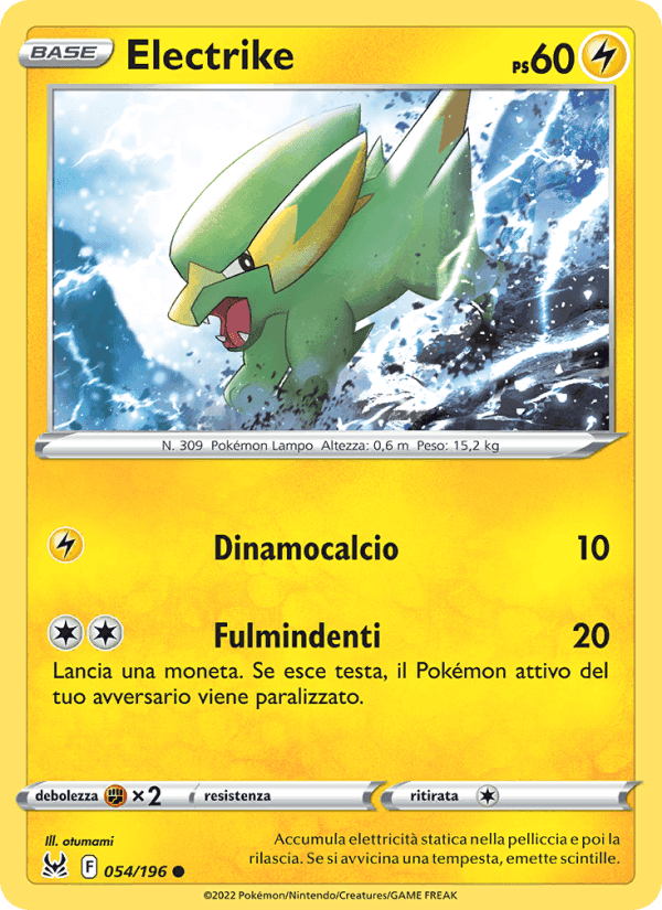 Electrike, carta 054 di Origine Perduta