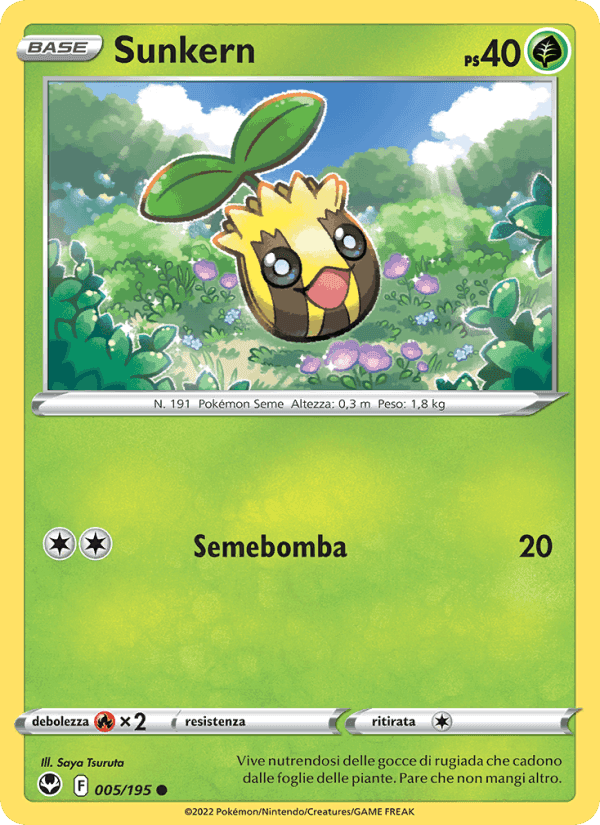 Sunkern, carte 005 de Tempesta Argentata