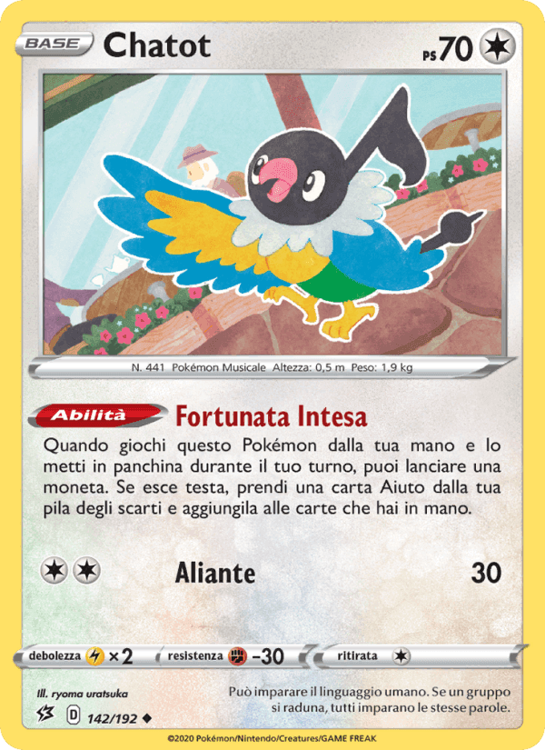 Chatot, carta 142 di Fragore Ribelle