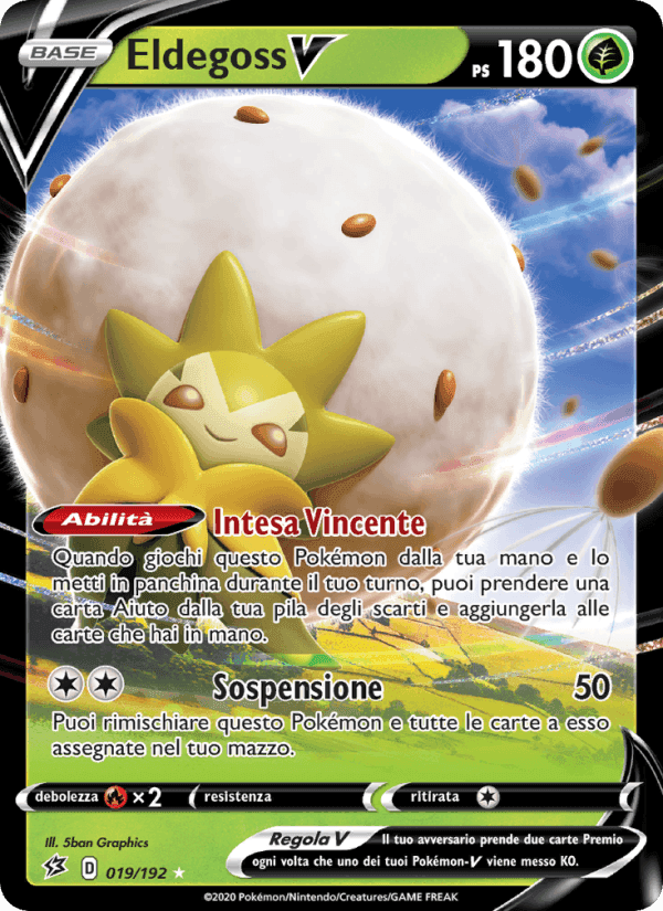 Eldegoss V, carta 19 de Fragore Ribelle