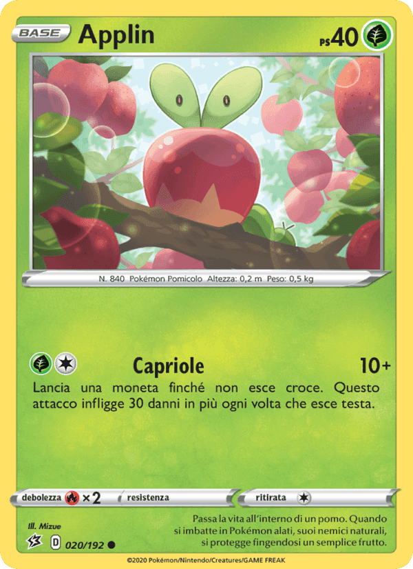Applin, carta 20 de Fragore Ribelle