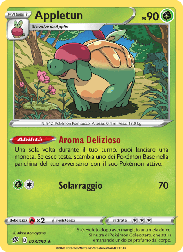 Appletun, carta 23 de Fragore Ribelle