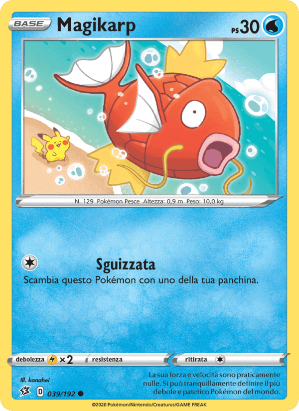 Magikarp, carta 39 de Fragore Ribelle