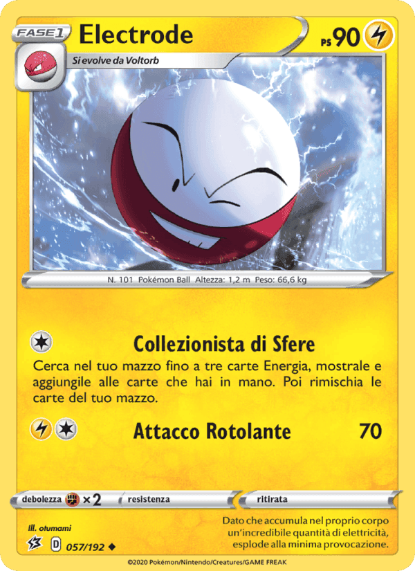 Electrode, carta 57 de Fragore Ribelle