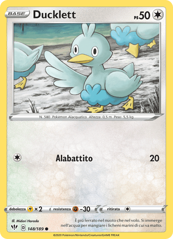 Ducklett, card 148 from Fiamme Oscure