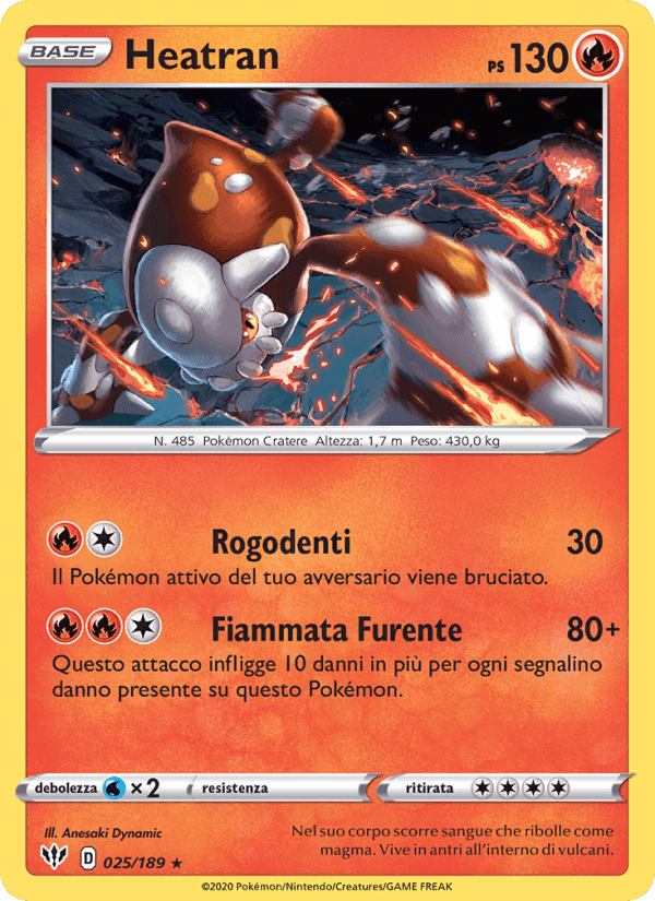 Fiamme Oscure の 25 番、Heatran