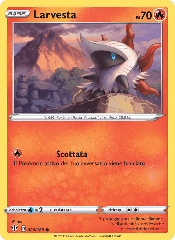 Larvesta, carta 29 di Fiamme Oscure