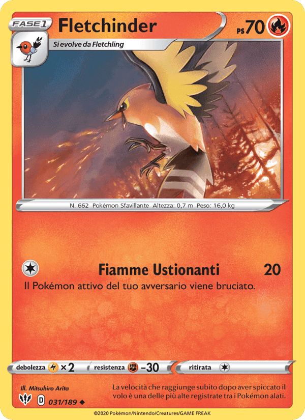Fletchinder, carta 31 de Fiamme Oscure