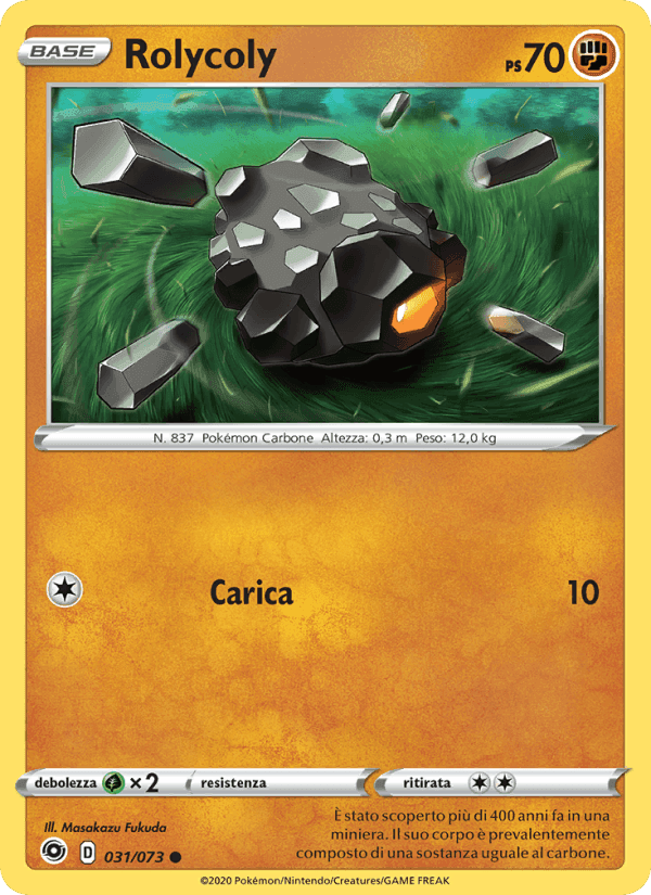 Rolycoly, carte 31 de Futuri Campioni