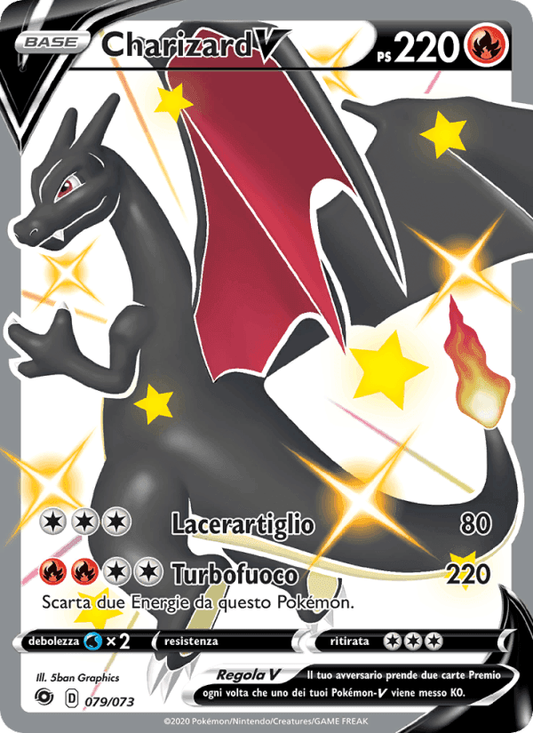 Charizard V, card 79 from Futuri Campioni