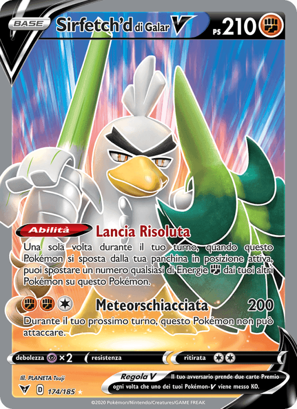 Sirfetch'd di Galar V, card 174 from Voltaggio Sfolgorante