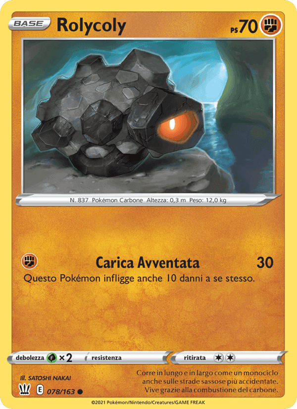 Rolycoly, card 78 from Stili di Lotta