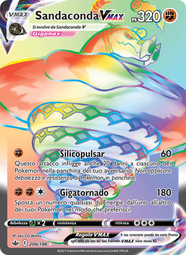 Sandaconda VMAX, card 206 from Regno Glaciale