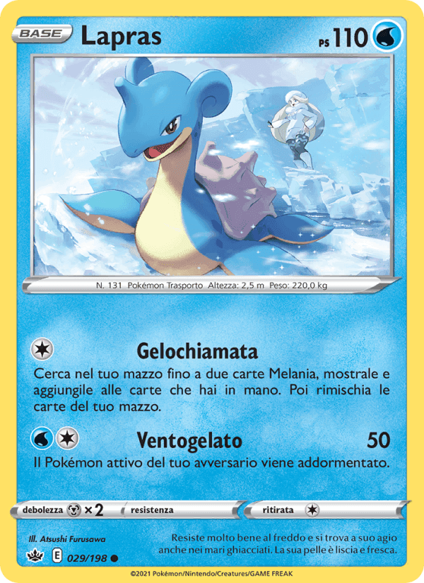 Lapras, carta 29 di Regno Glaciale