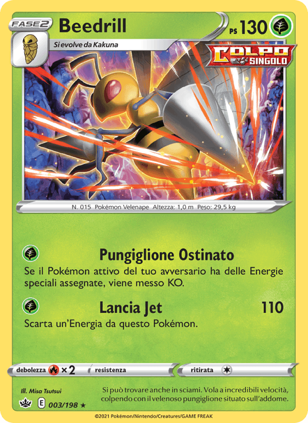 Beedrill, carta 3 di Regno Glaciale