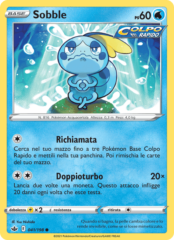 Sobble, carta 41 di Regno Glaciale