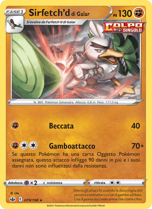 Sirfetch'd di Galar, carta 79 di Regno Glaciale