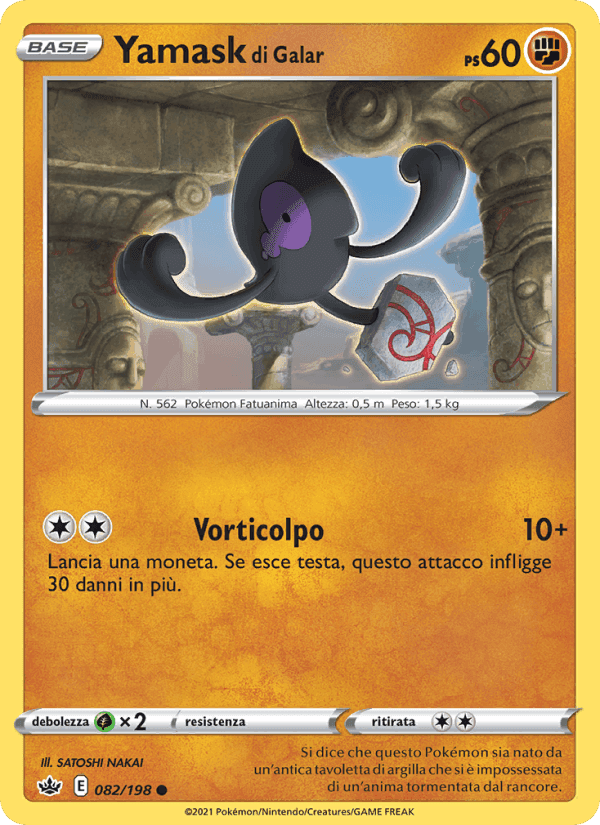 Yamask di Galar, card 82 from Regno Glaciale