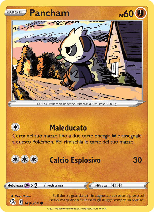 Pancham, card 149 from Colpo Fusione