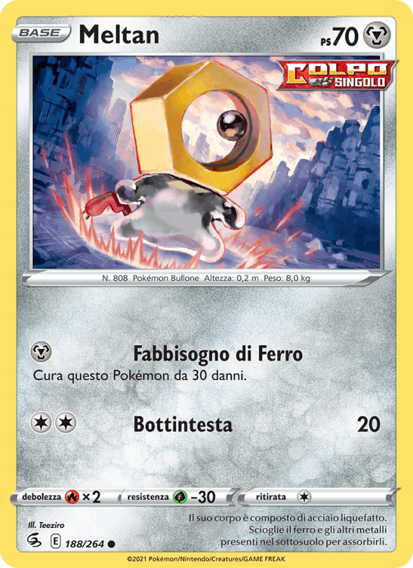 Meltan, card 188 from Colpo Fusione
