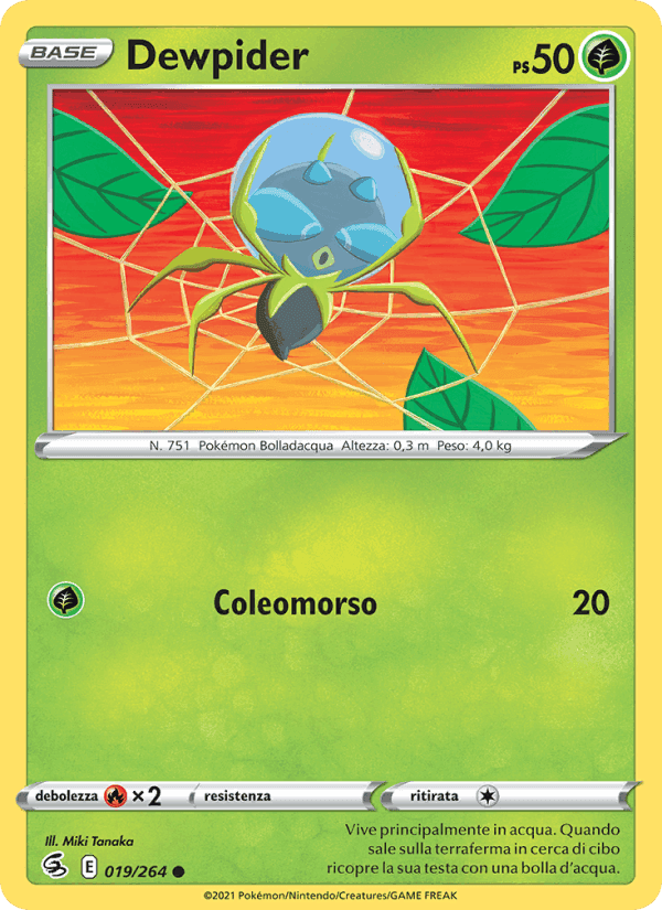 Dewpider, carta 19 di Colpo Fusione