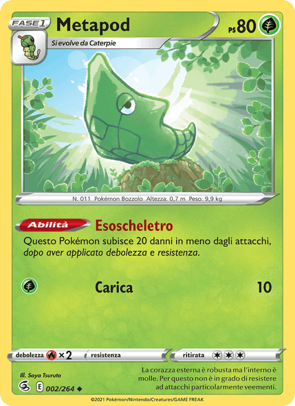 Metapod, carta 2 di Colpo Fusione