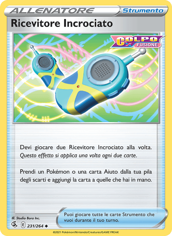 Ricevitore Incrociato, card 231 from Colpo Fusione