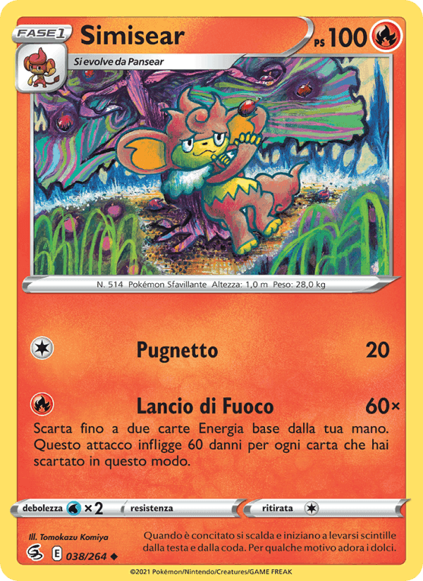 Simisear, card 38 from Colpo Fusione