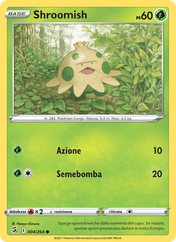 Shroomish, carta 4 di Colpo Fusione