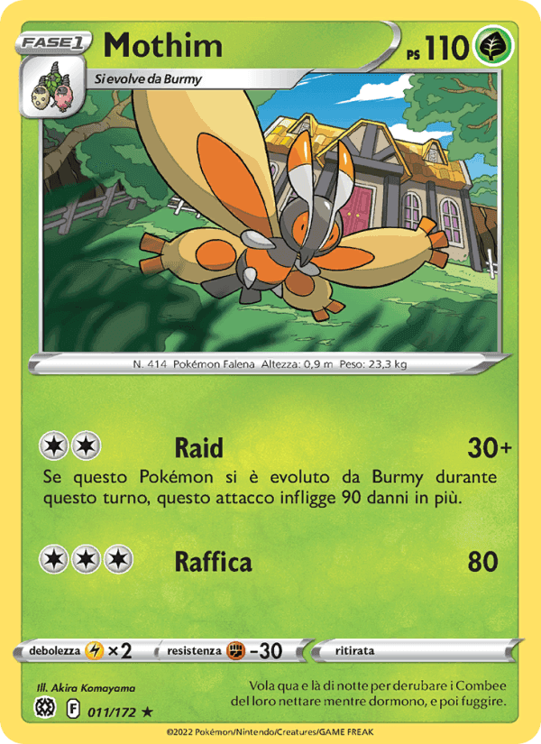 Mothim, carta 011 di Astri Lucenti