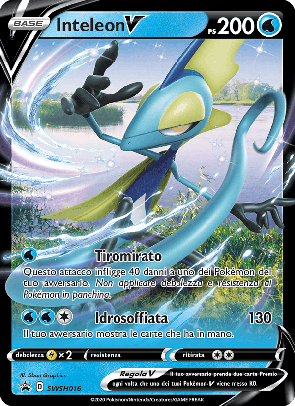 Inteleon V, carta SWSH016 di SPSC Promo
