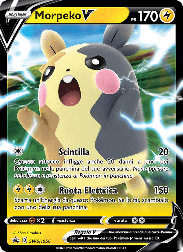 Morpeko V, carta SWSH056 di SPSC Promo