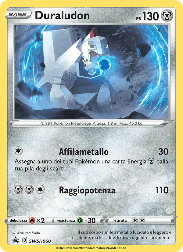 Duraludon, carta SWSH060 di SPSC Promo