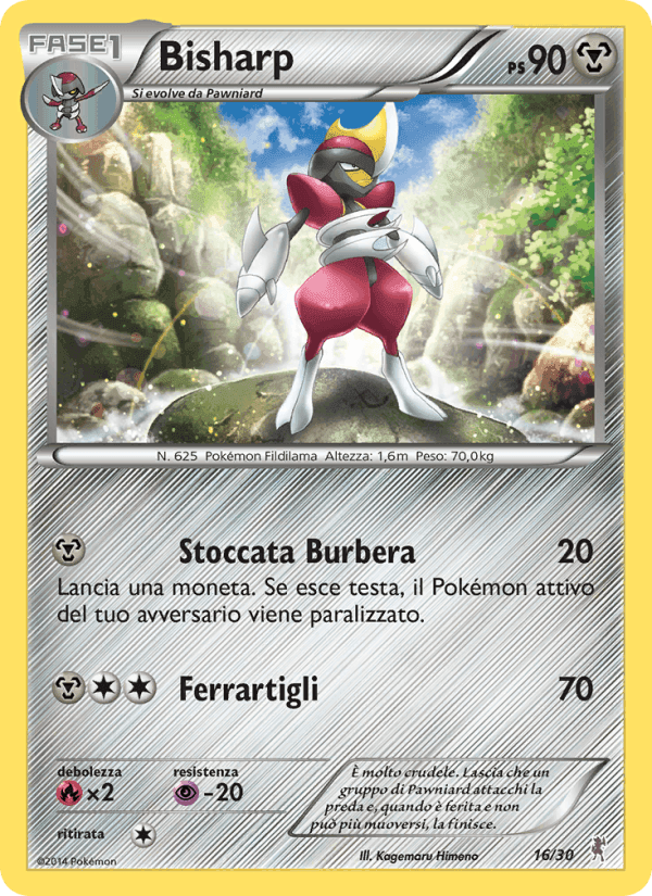 Bisharp, carta 16 di XY trainer Kit (Bisharp)