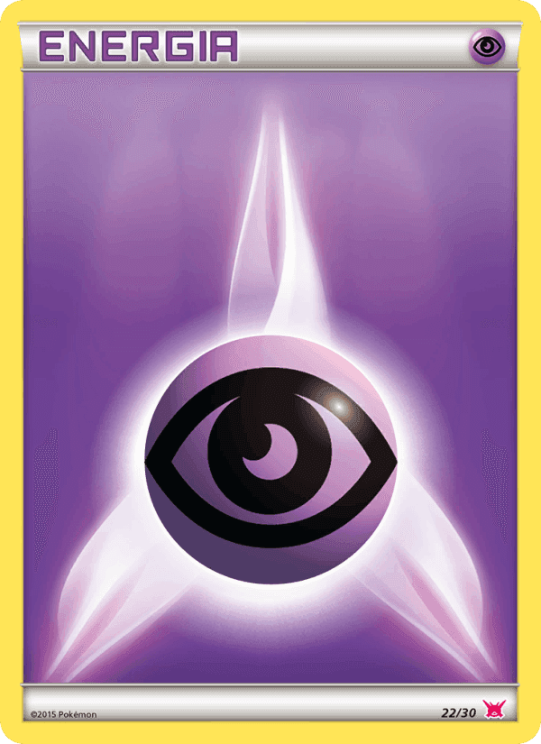 Energia Psico, card 22 from XY trainer Kit (Latias)